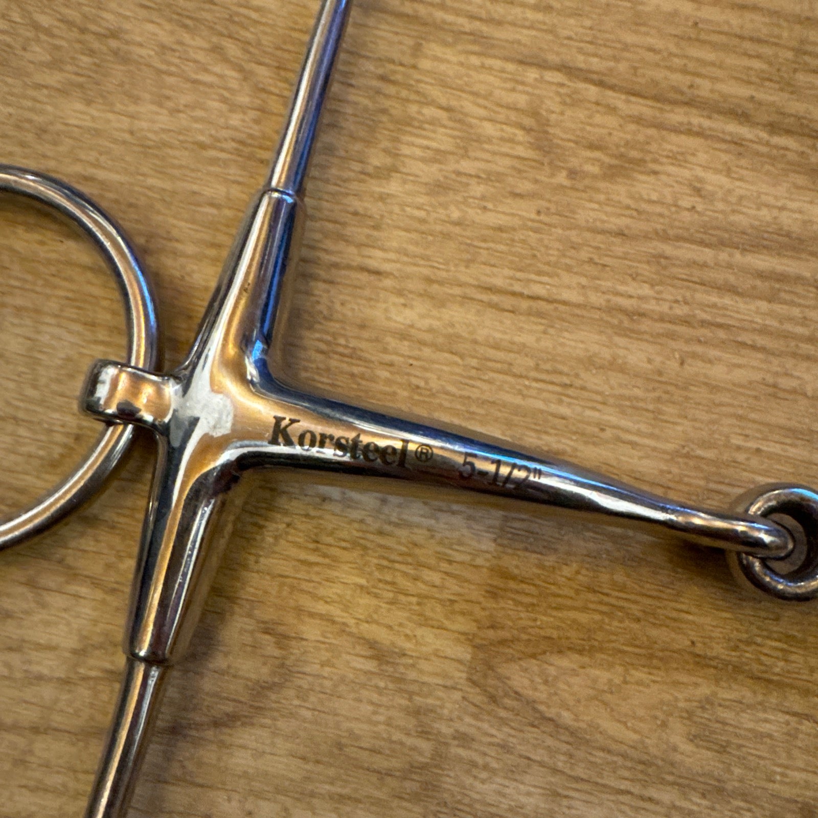 Korsteel Jointed Fulmer Snaffle 5.5” - Like Full Cheek