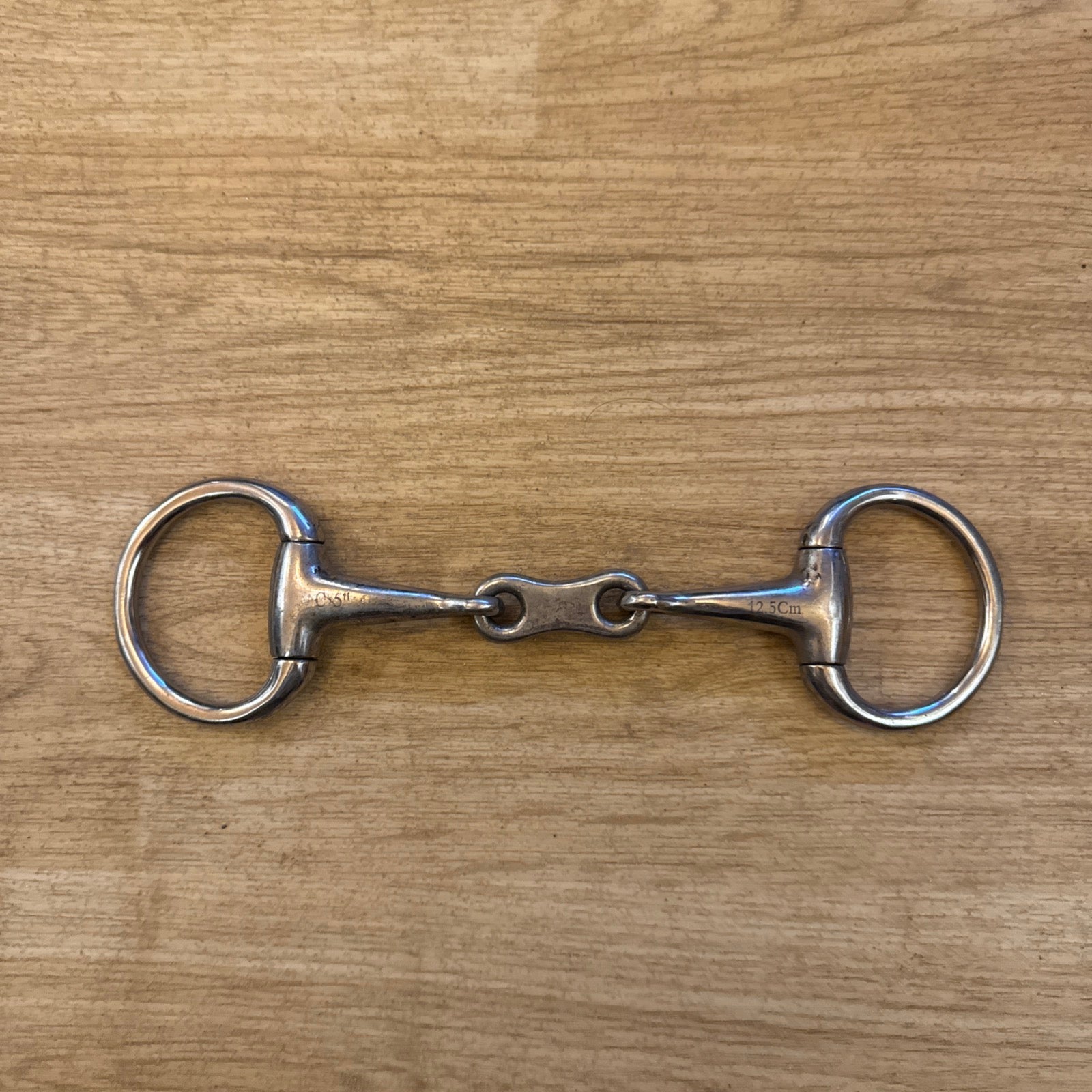 5” French Link Eggbutt Snaffle - PONY RINGS