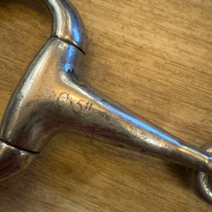 5” French Link Eggbutt Snaffle - PONY RINGS