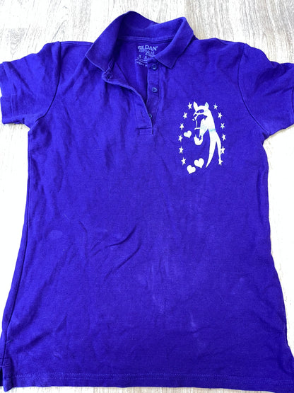 Gildan Ladies Polo Shirt Size Medium