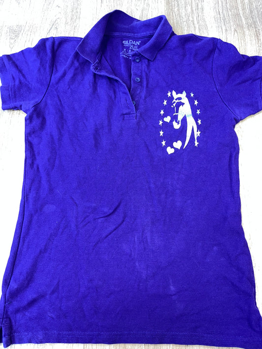 Gildan Ladies Polo Shirt Size Medium