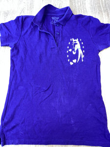 Gildan Ladies Polo Shirt Size Medium