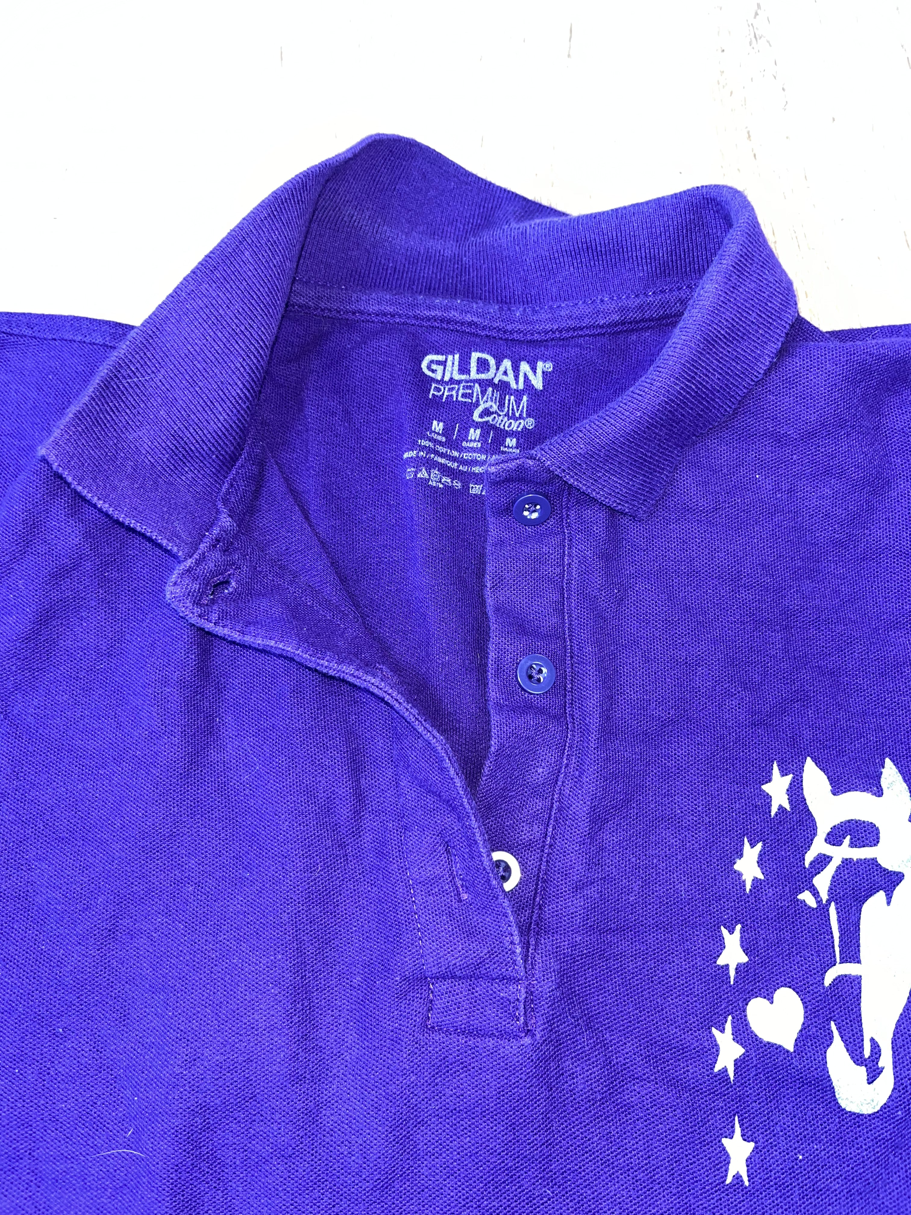 Gildan Ladies Polo Shirt Size Medium