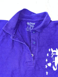 Gildan Ladies Polo Shirt Size Medium