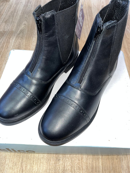 Elico Zipped Paddock Boots Black Size 41