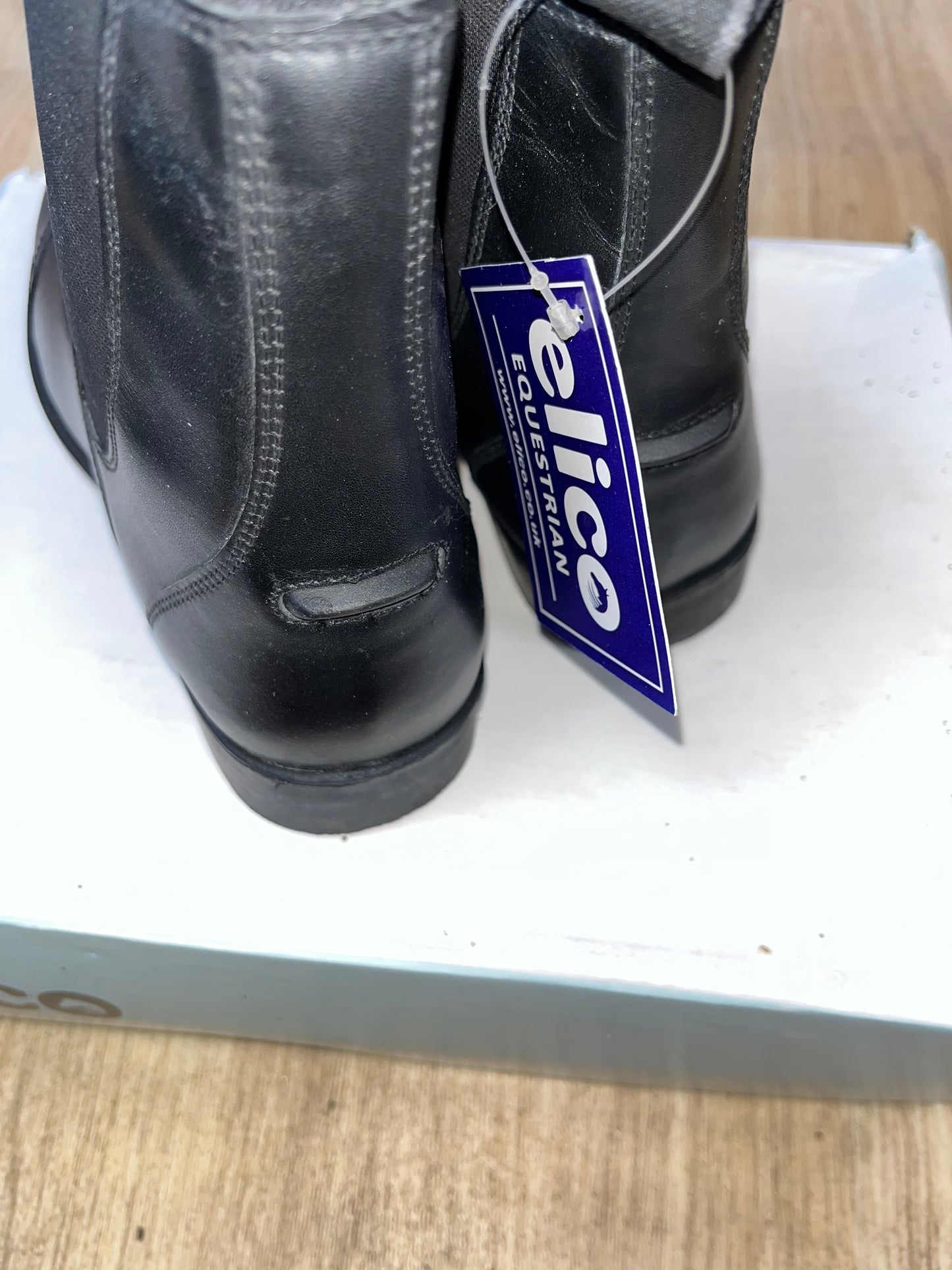 Elico Zipped Paddock Boots Black Size 41