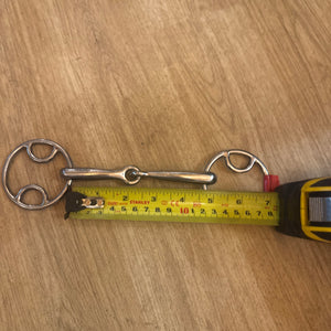 Sheldon 4.5” Jointed Wilkie Snaffle Loop Ring
