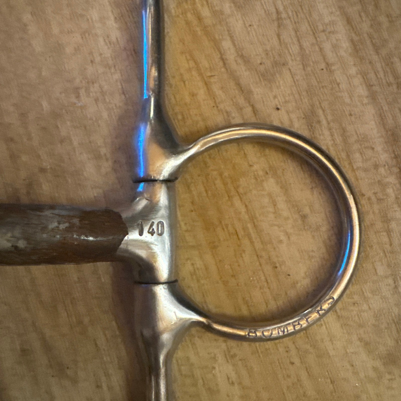 Bombers Happy Tongue Full Cheek Snaffle 5.5” 140mm
