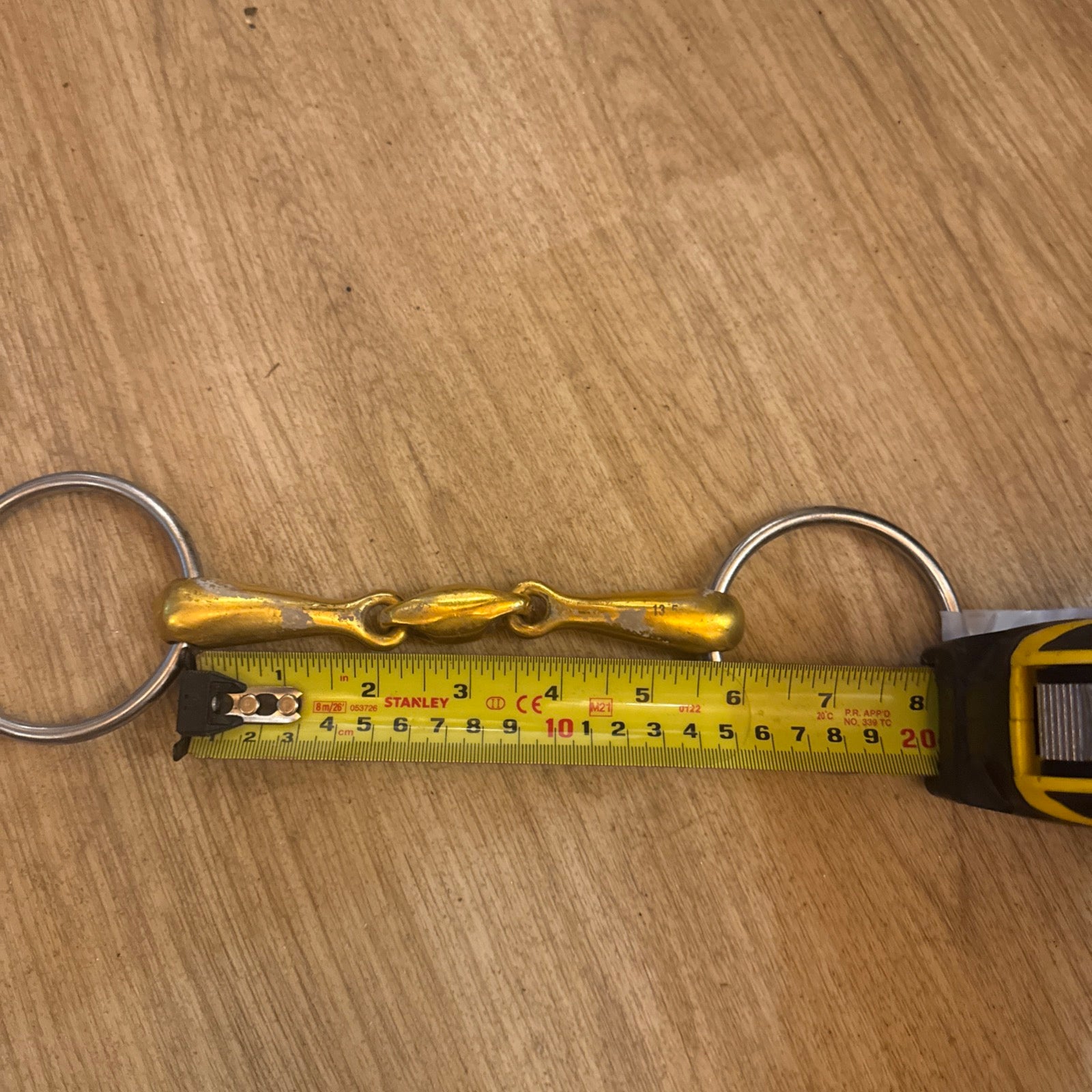 5.5” Gold Coloured Lozenge Loose Ring Snaffle