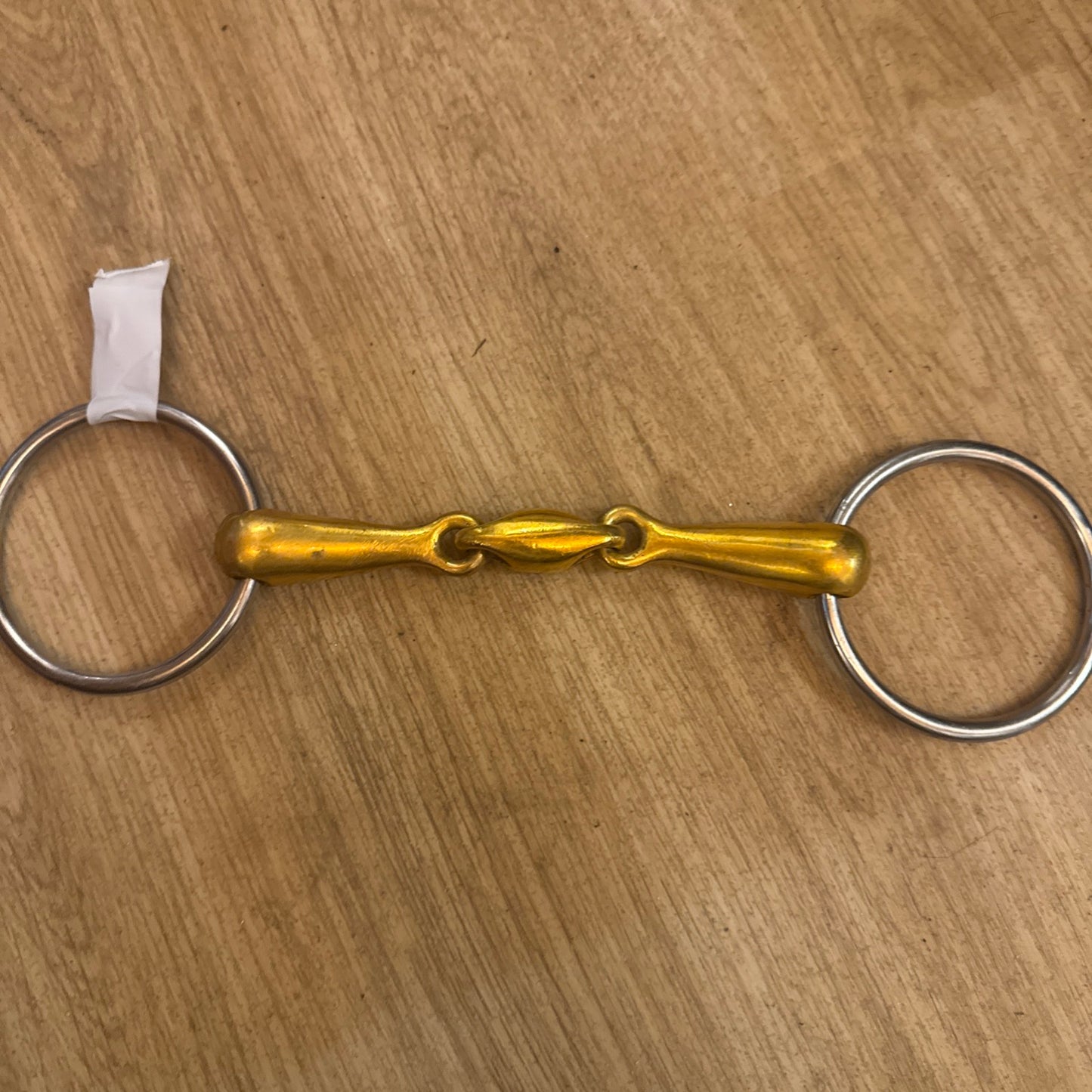 5.5” Gold Coloured Lozenge Loose Ring Snaffle