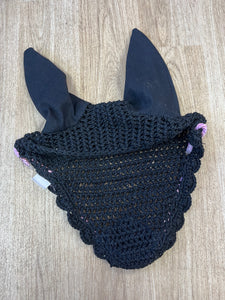 Black / Light Pink Trim Ears Full
