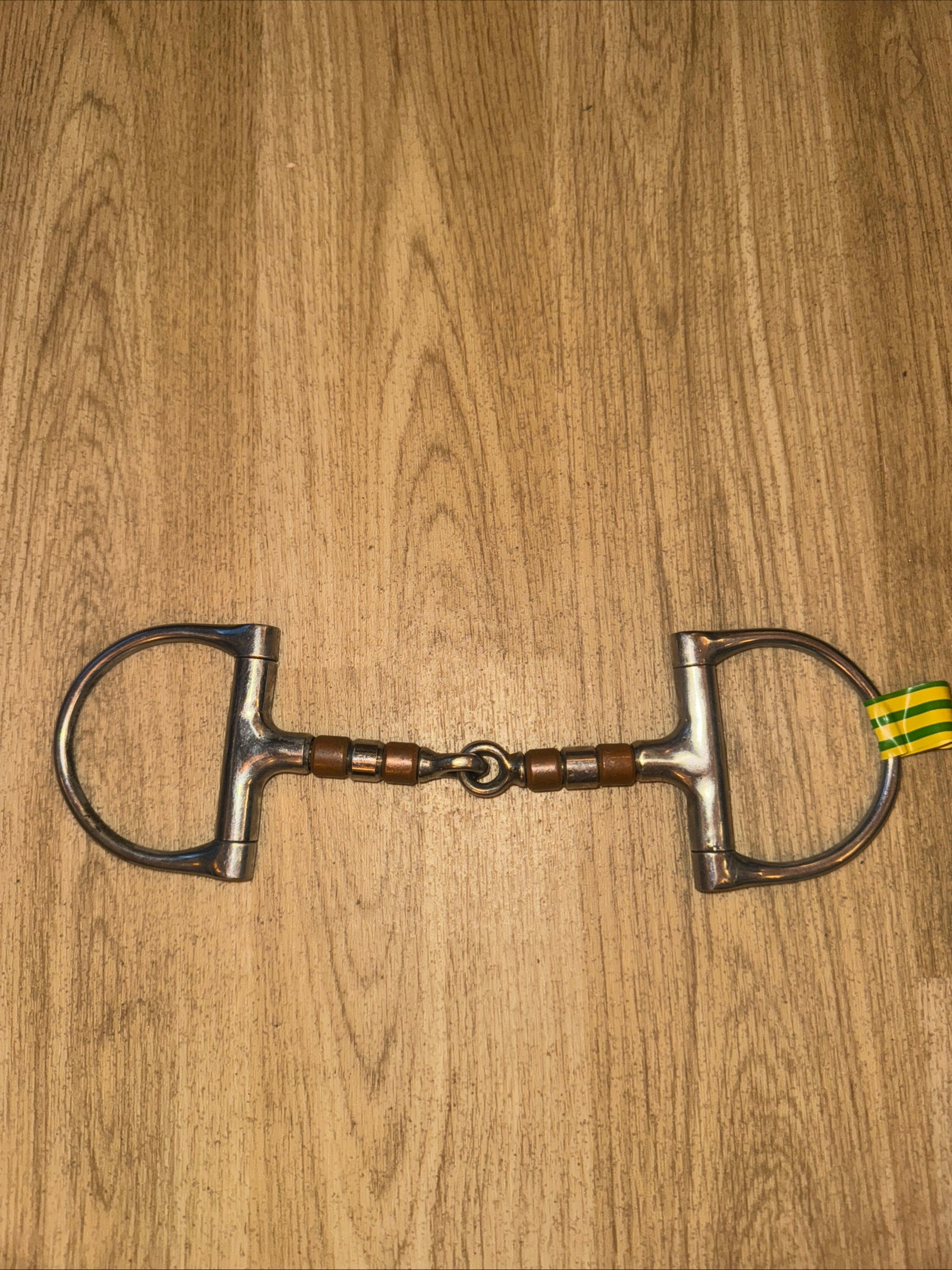 Copper Roller D Ring Snaffle 5”