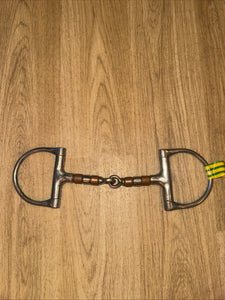 Copper Roller D Ring Snaffle 5”