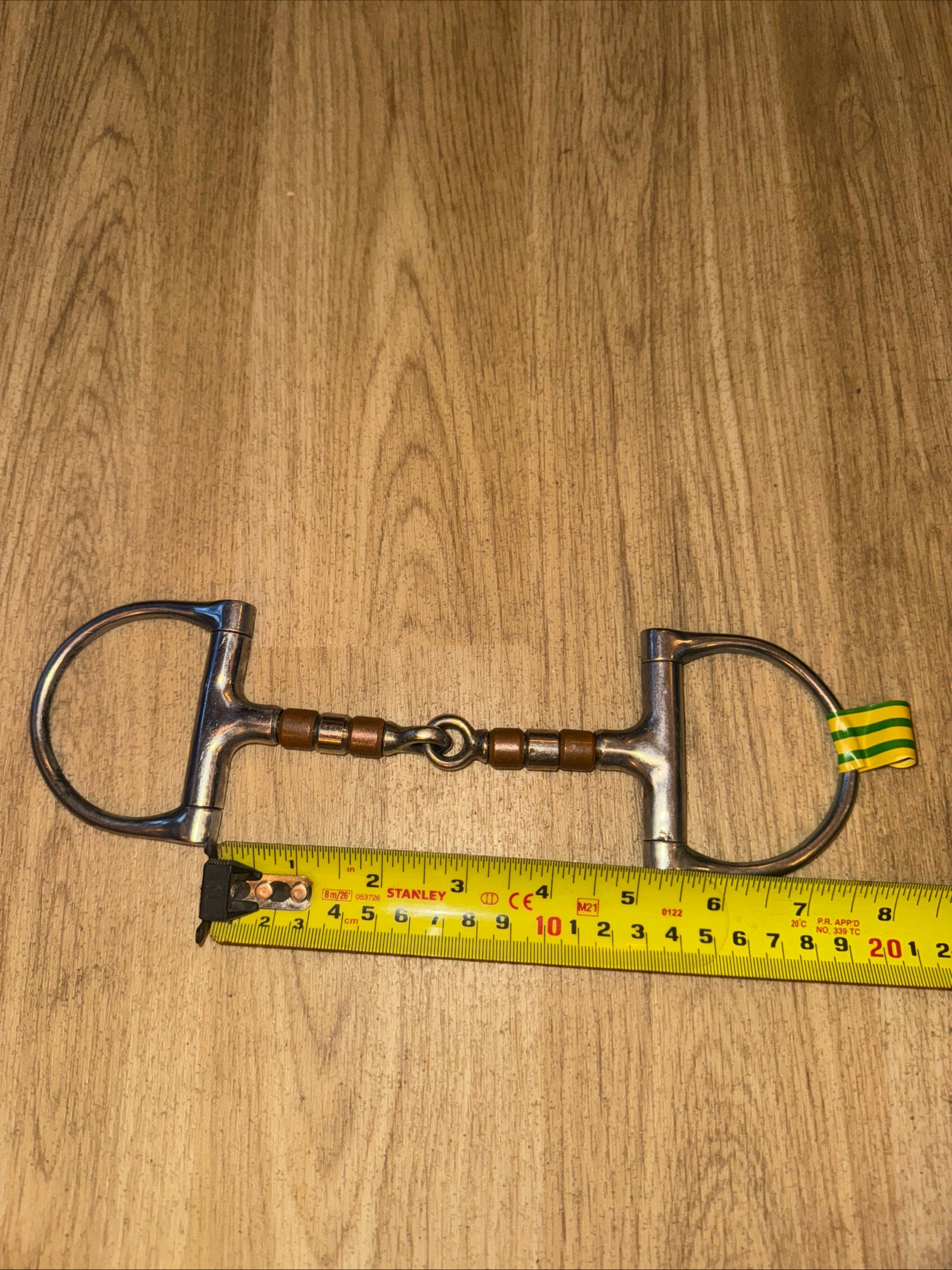Copper Roller D Ring Snaffle 5”