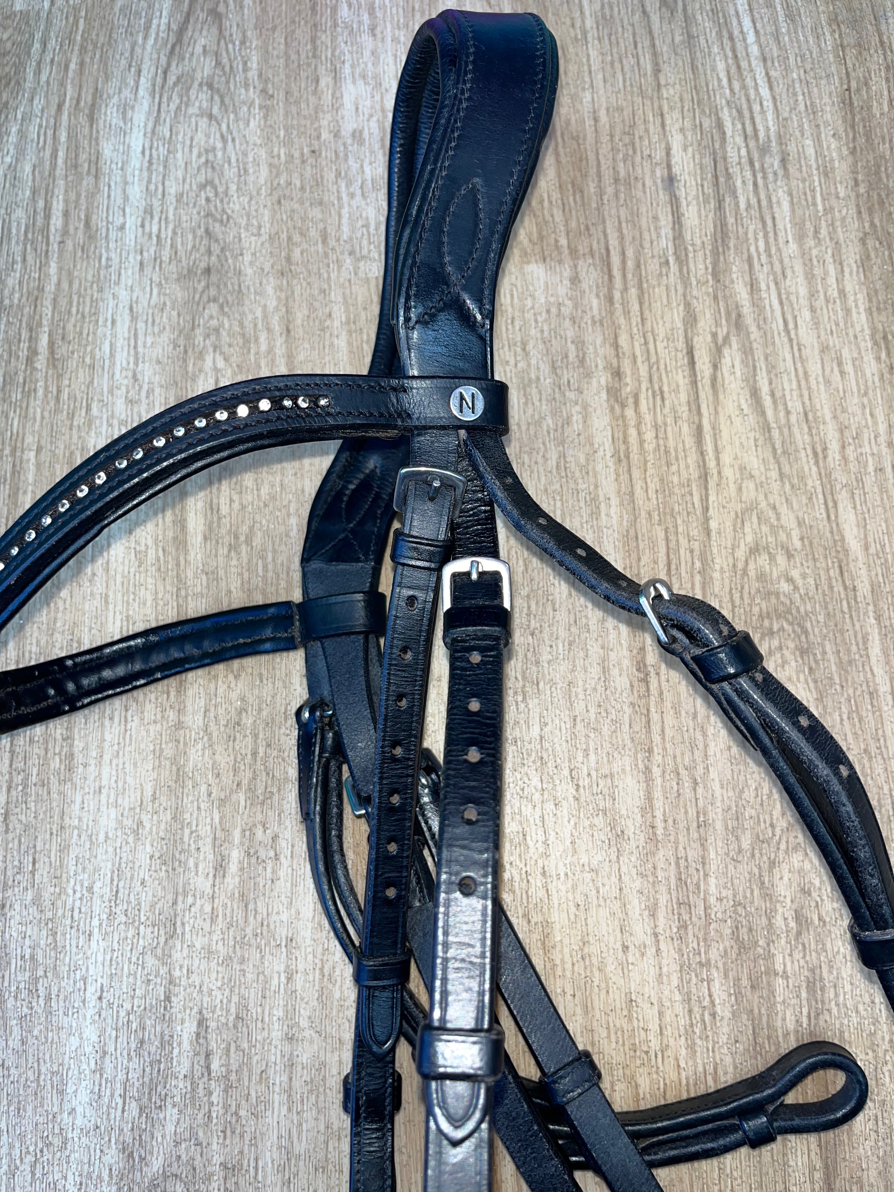 Norton Black Bridle Comfort Head And Nose Piece Full #15