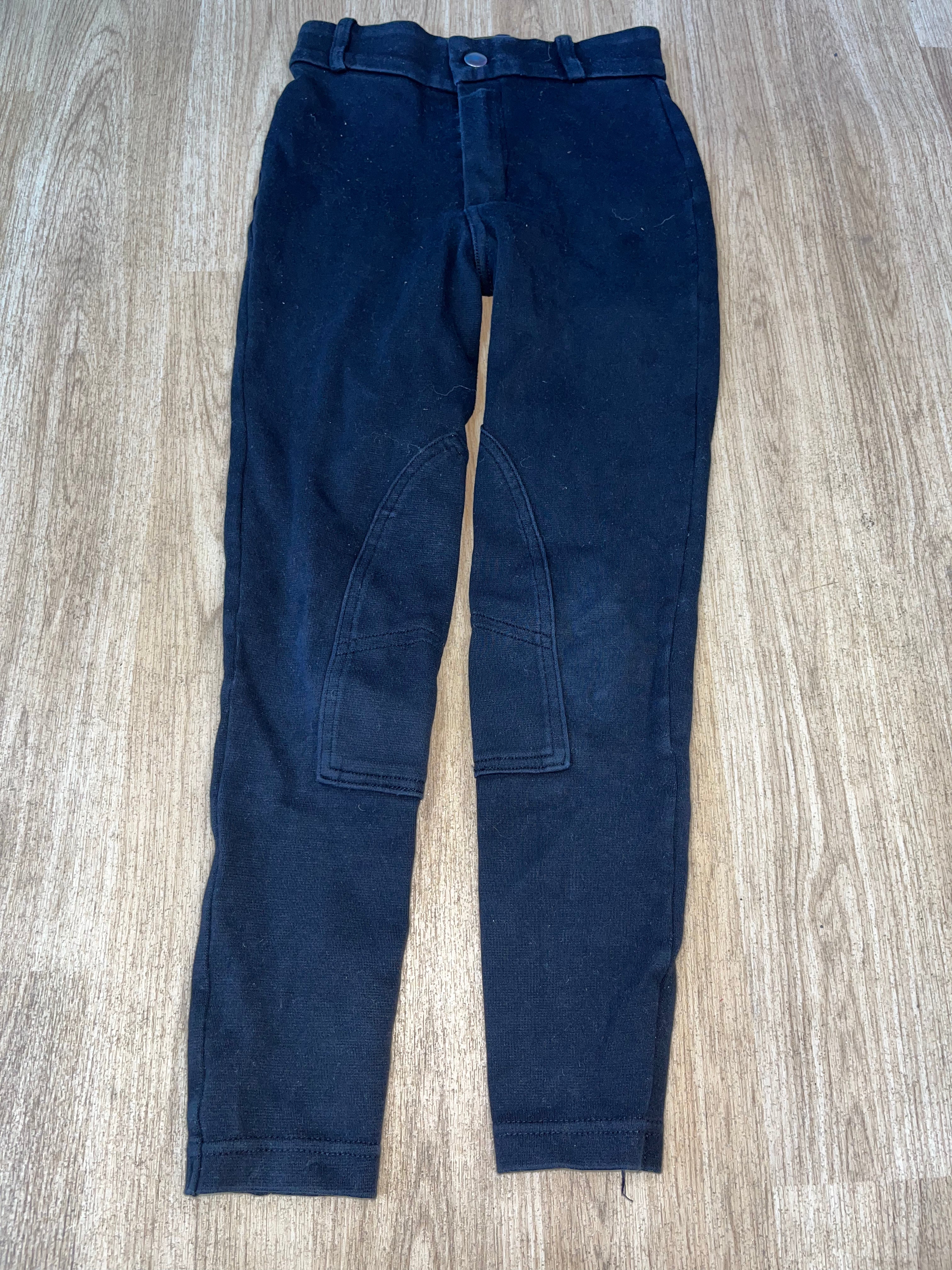 Fouganza Children’s Black Jodphurs Size 8 Years