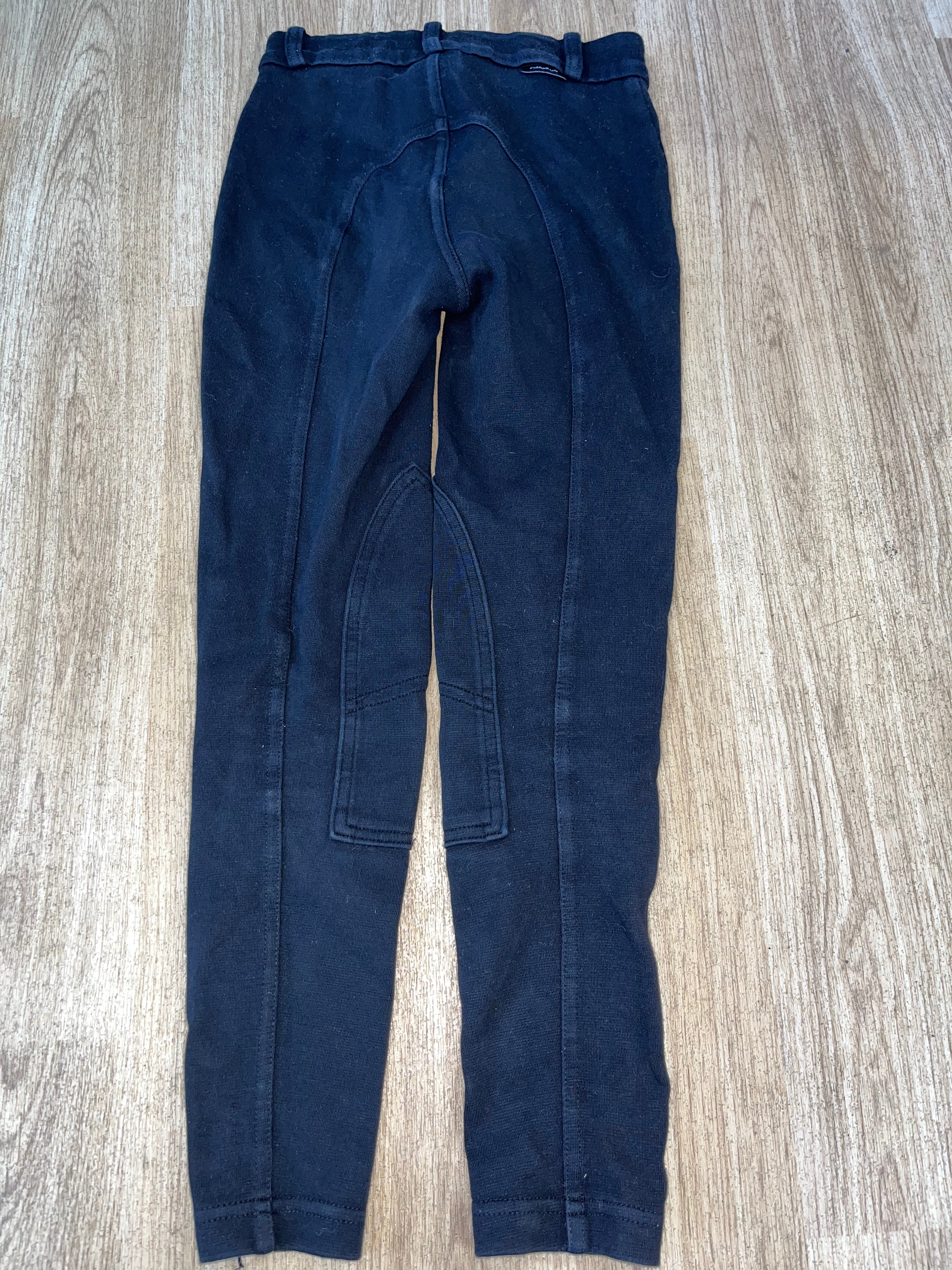 Fouganza Children’s Black Jodphurs Size 8 Years