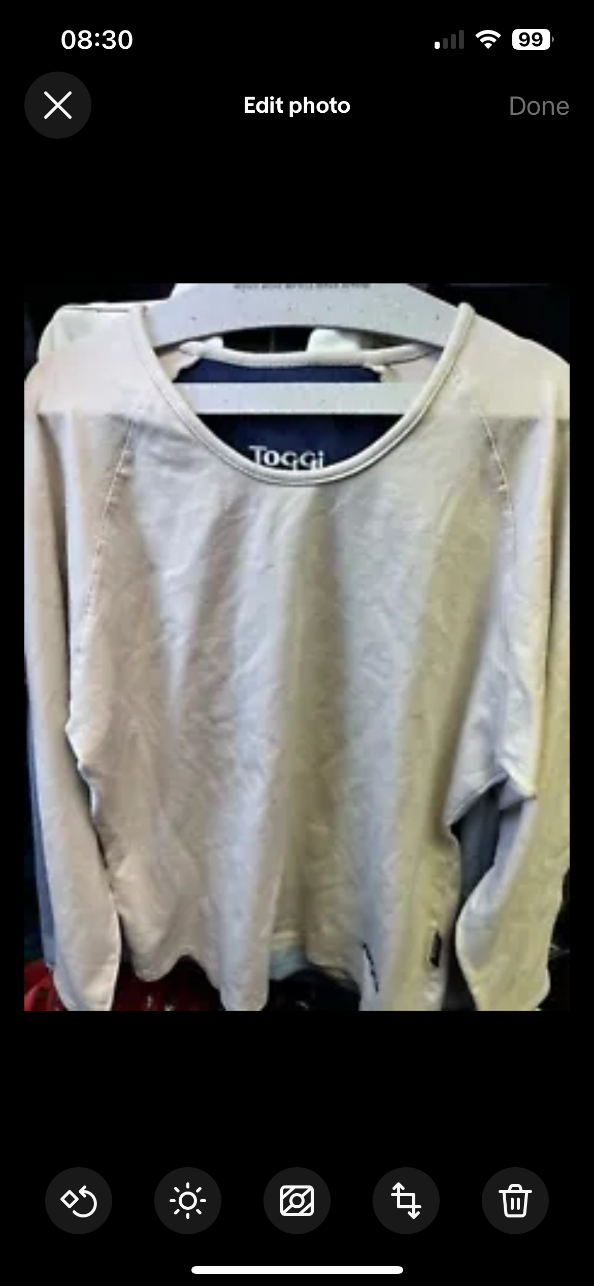 Toggi Long Sleeved Top Size 14