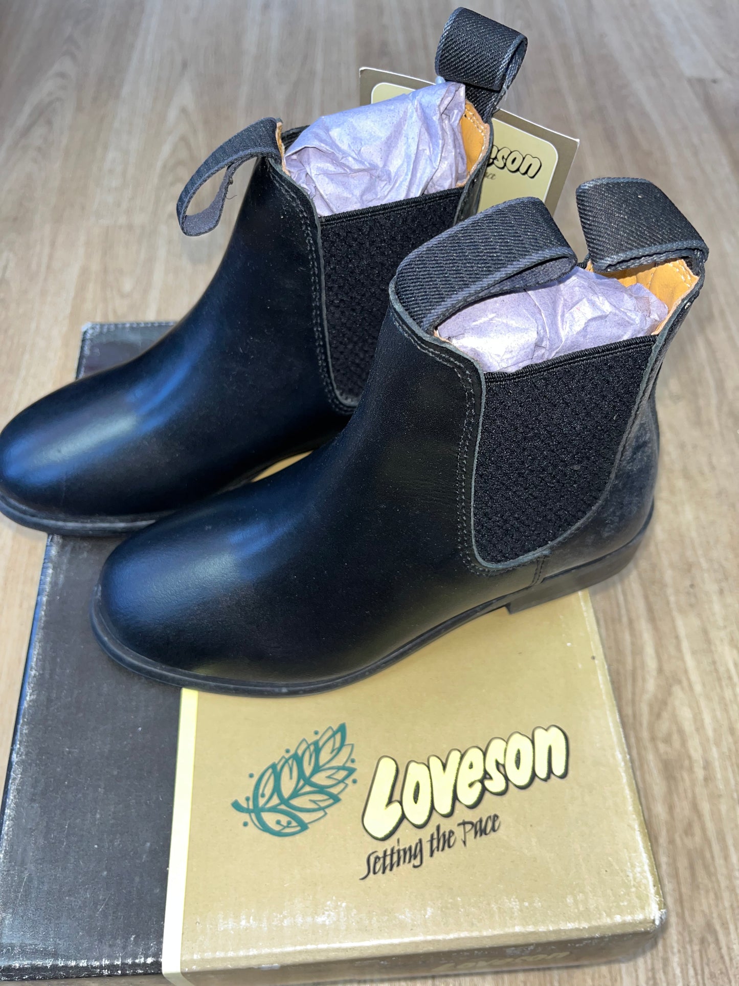 Loveson Malvern Children’s Black Jodphur Boots Size 13