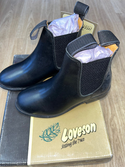 Loveson Malvern Children’s Black Jodphur Boots Size 13