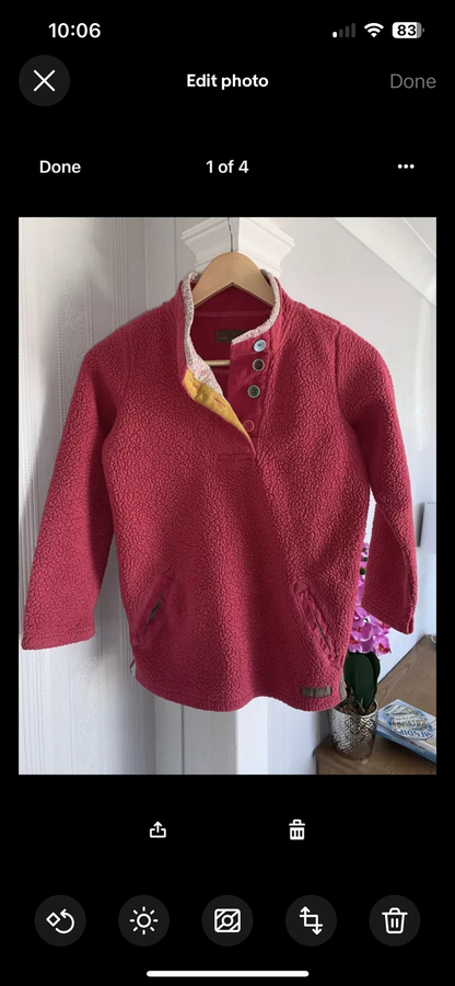 Little Joules Polar Fleece Jumper Size 11/12 Years