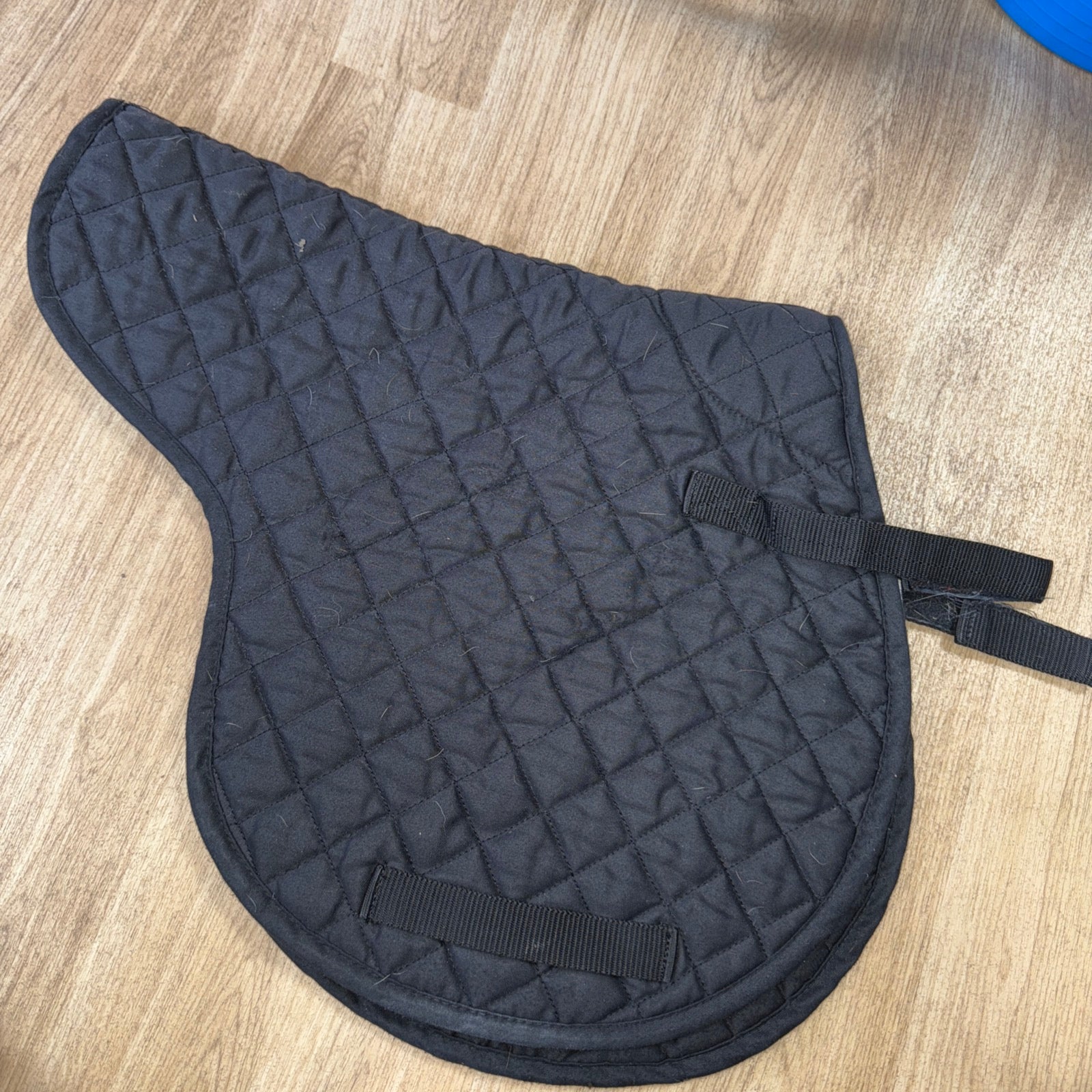 Black Quilted Numnah Pony