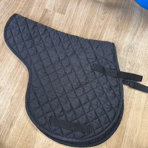 Black Quilted Numnah Pony