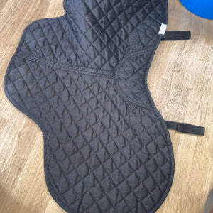 Black Quilted Numnah Pony