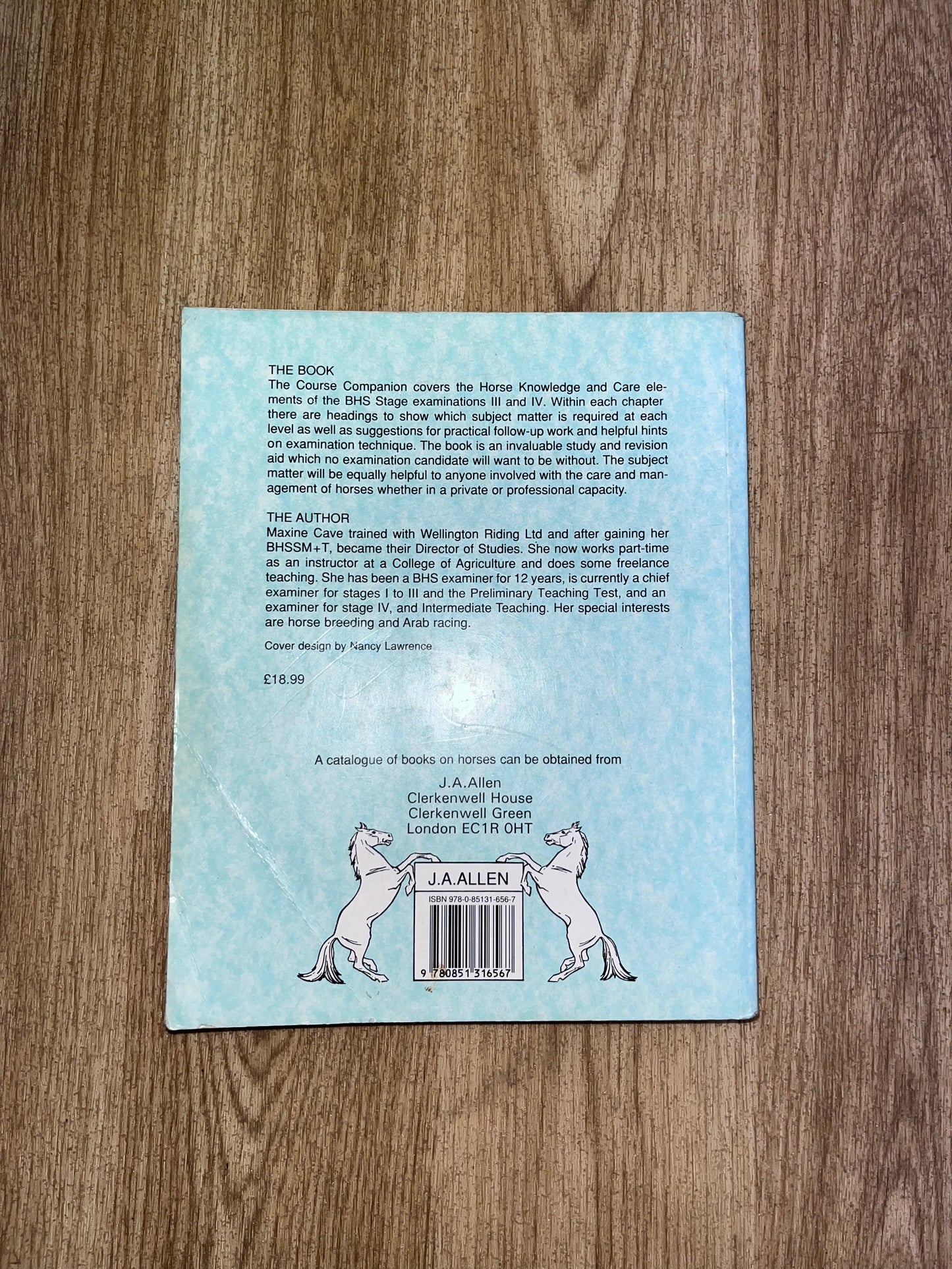 The Course Companion For BHS Stages III And IV Book