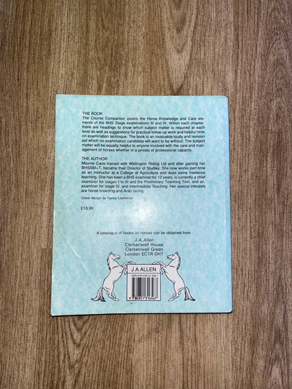 The Course Companion For BHS Stages III And IV Book