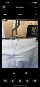 Tattini White Competition Breeches Size 22”14/15Yrs