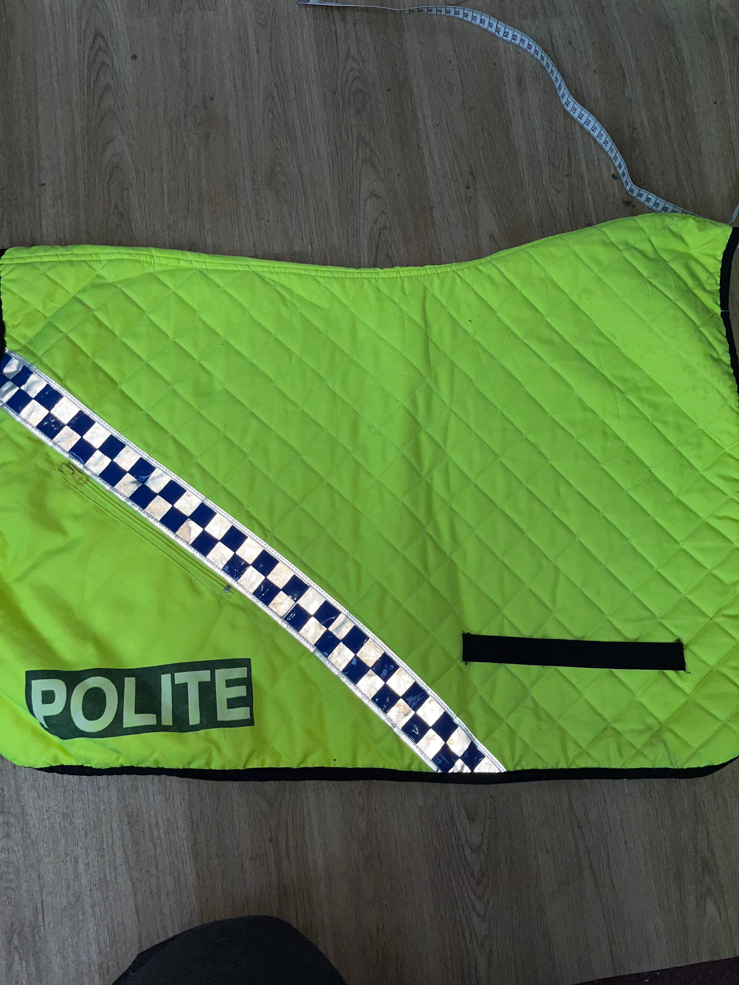 Polite Hi Viz Saddle Pad Full