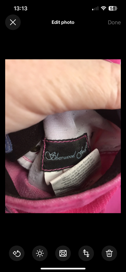 Ladies Sherwood Forest Pink Jodhpurs With Suede Knees,Size 18.