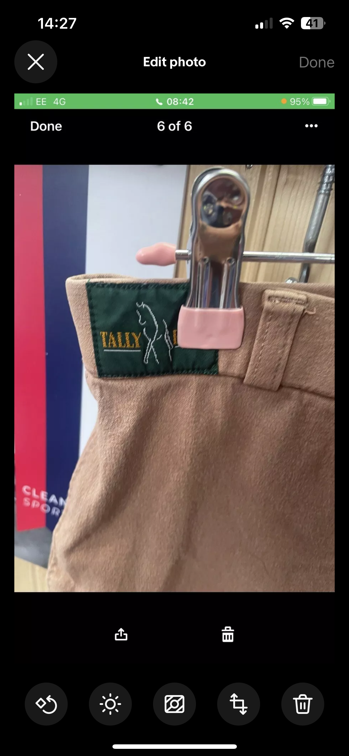 Tally Ho Breeches Size 26”