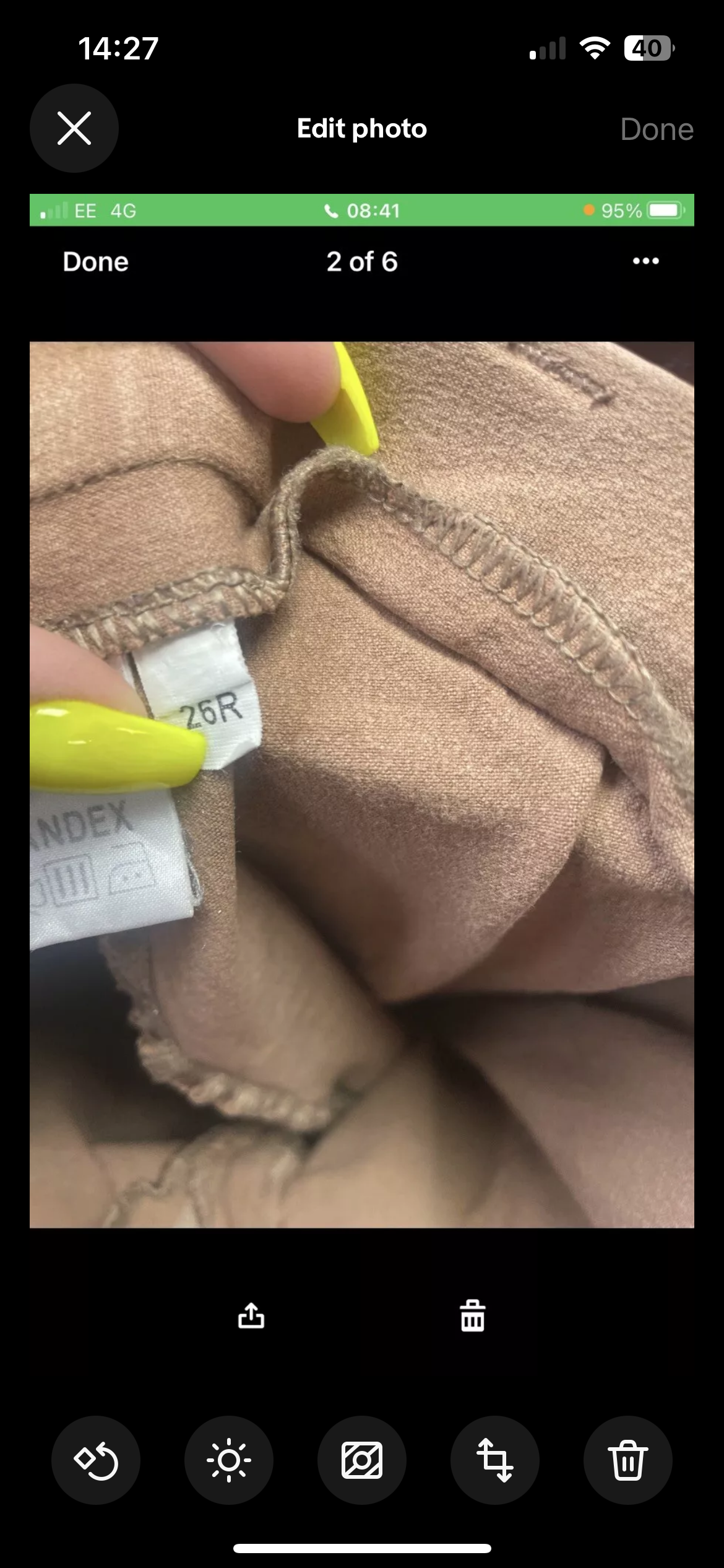 Tally Ho Breeches Size 26”