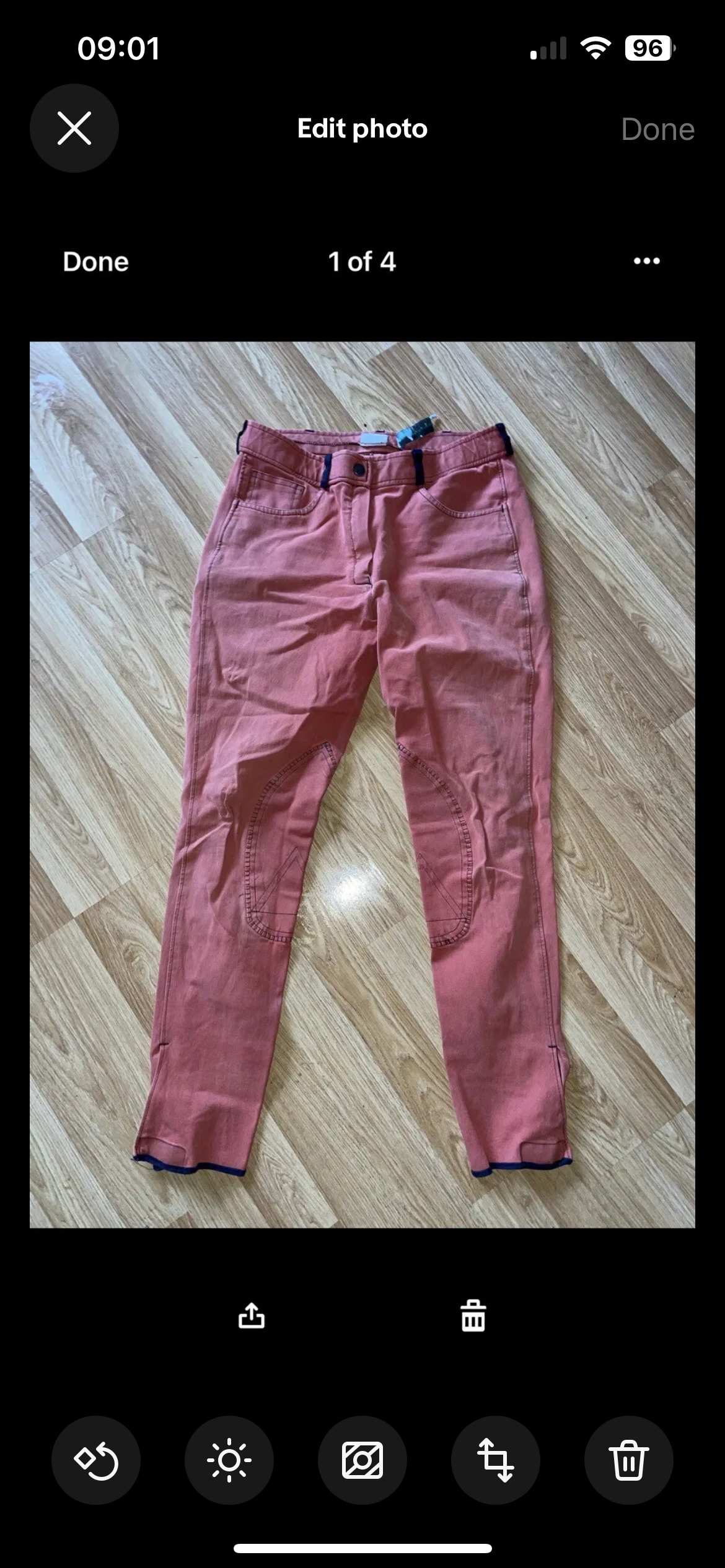 Eileen Douglas Ladies Breeches Size 28”