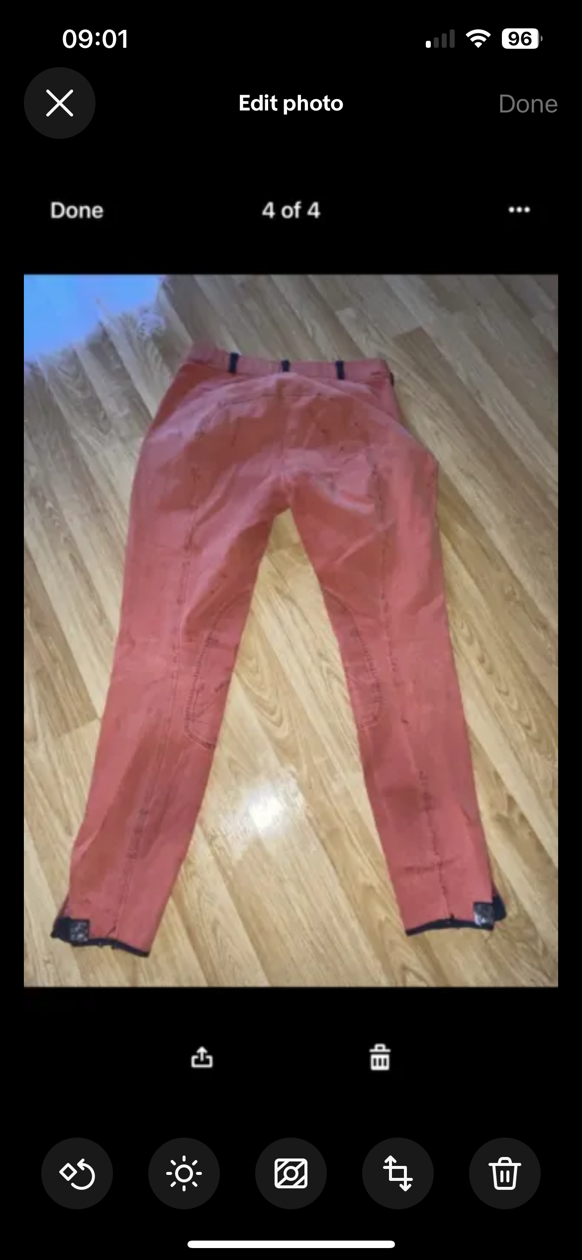 Eileen Douglas Ladies Breeches Size 28”