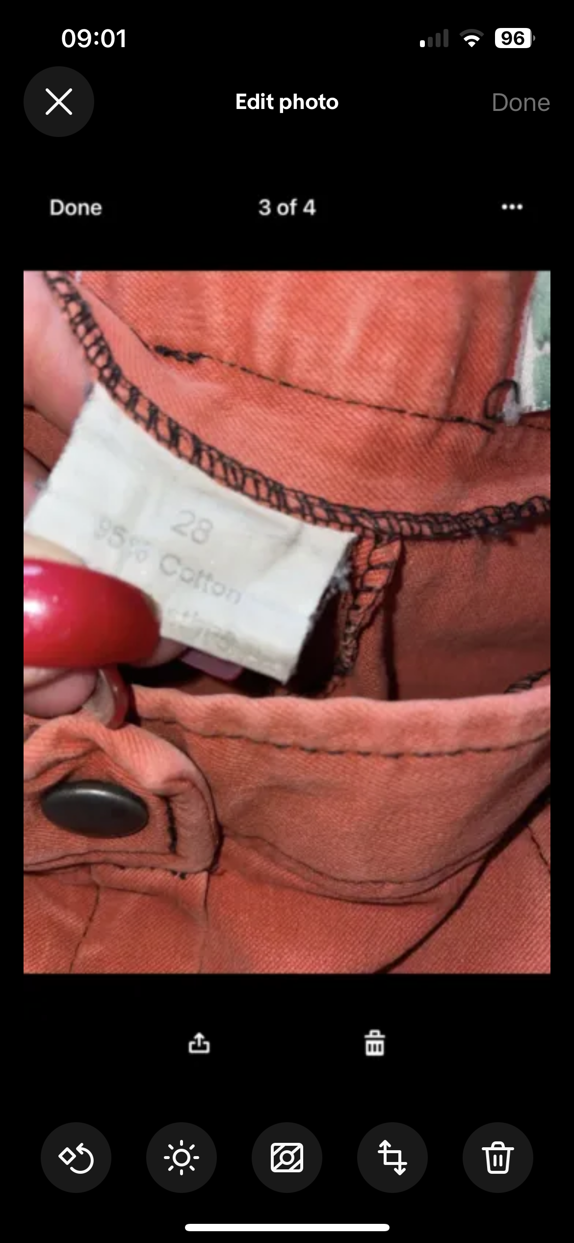 Eileen Douglas Ladies Breeches Size 28”