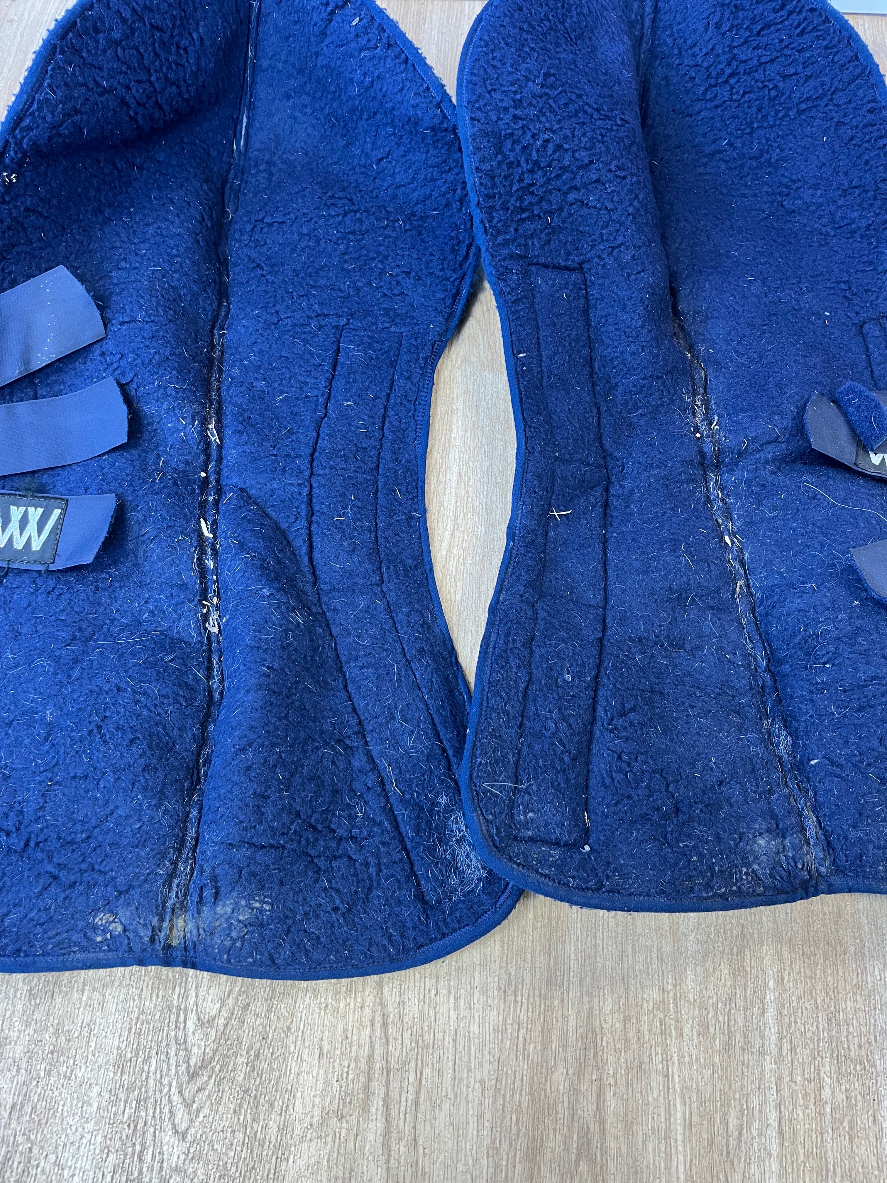 Woof Wear Navy Travel Boots Cob  Fronts And Backs