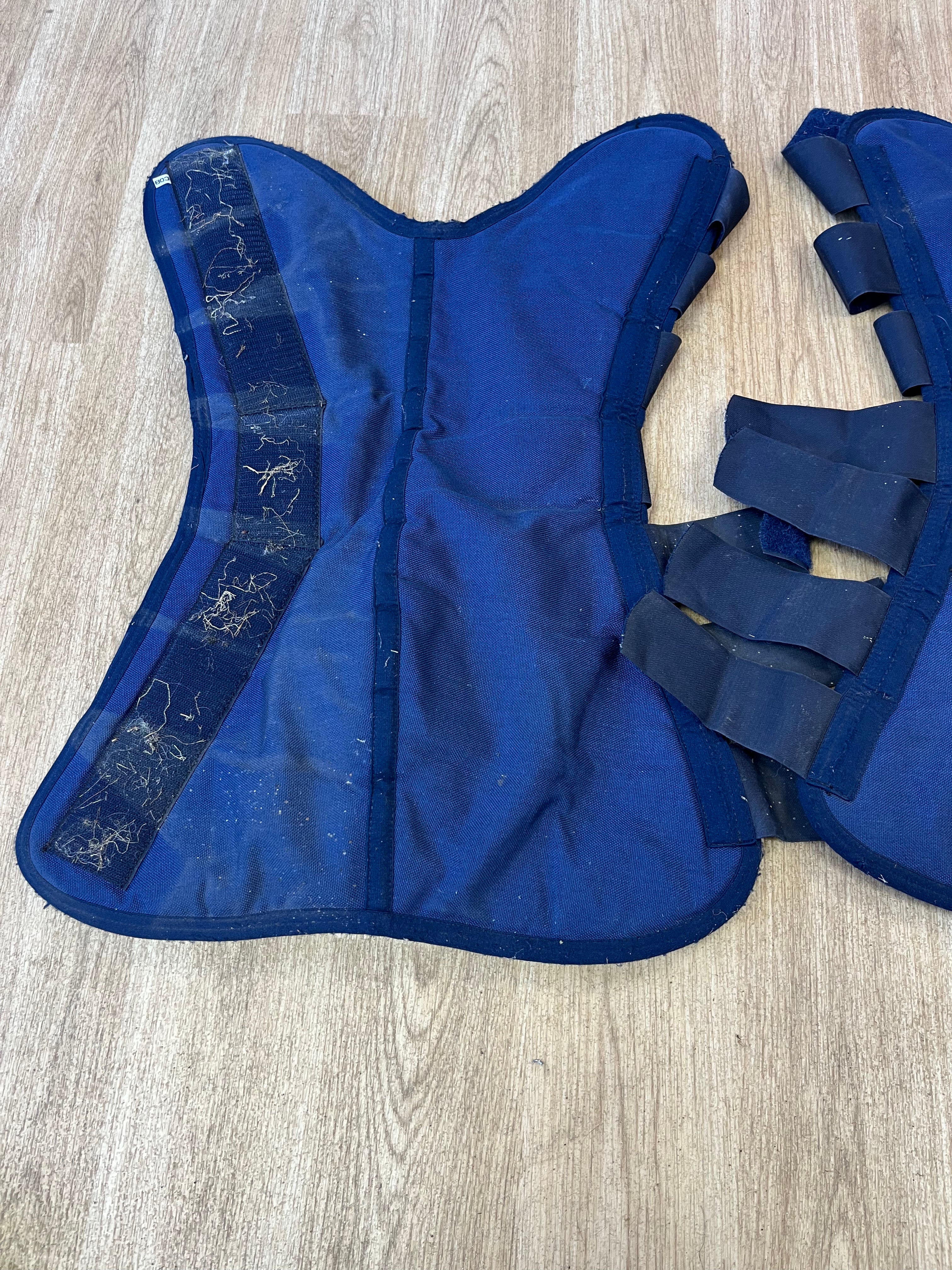 Woof Wear Navy Travel Boots Cob  Fronts And Backs