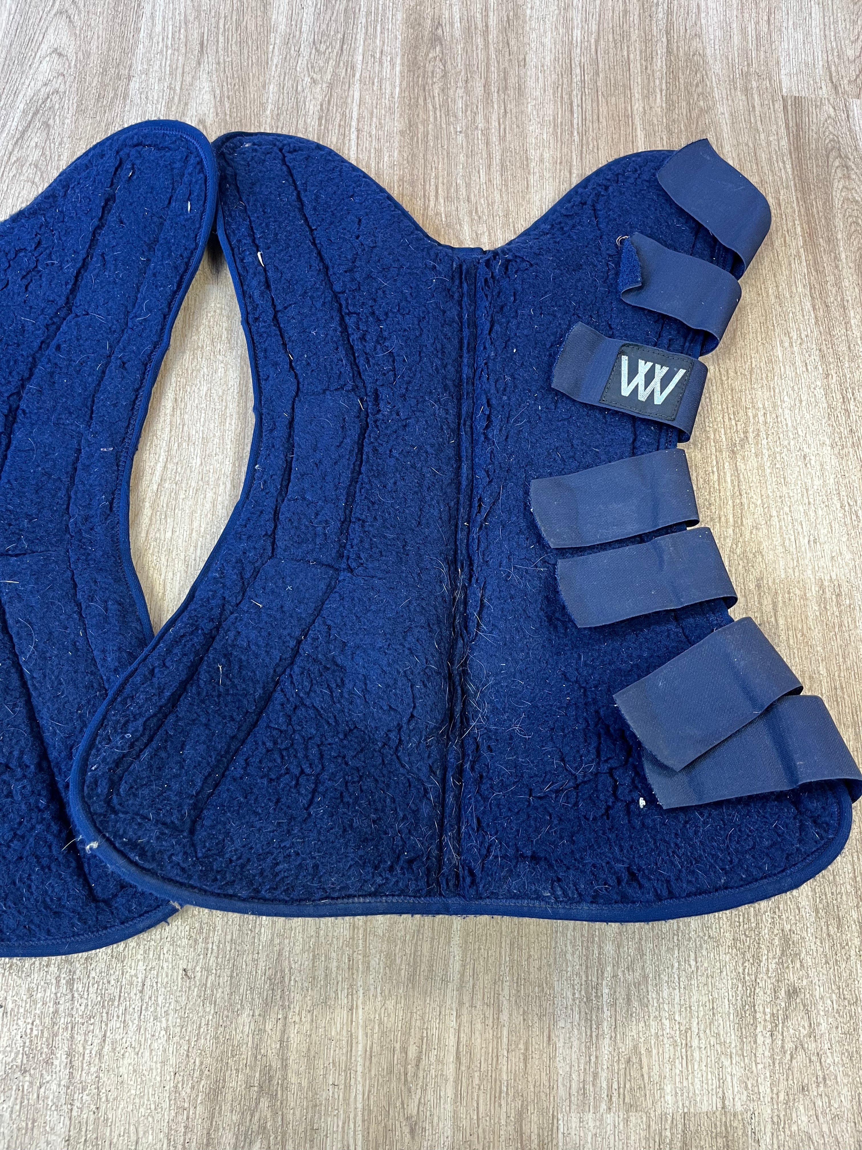 Woof Wear Navy Travel Boots Cob  Fronts And Backs