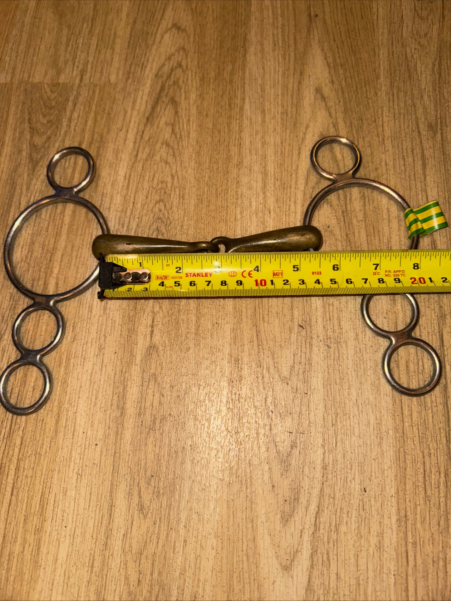 5” Copper Mix 3 Ring Gag - Bubble Bit