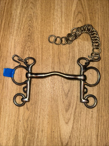 4” Neat Small Pelham & Curb Chain