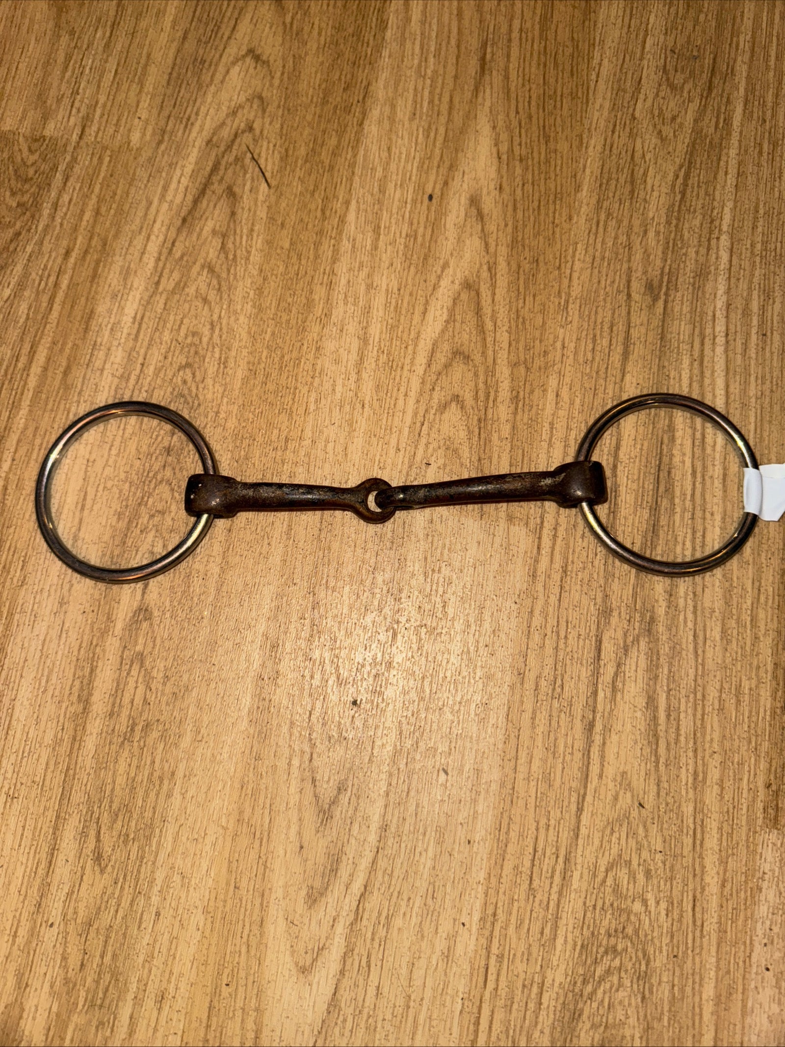 5.5” Loose Ring Sweet Iron Snaffle CURVED MOUTHPIECE