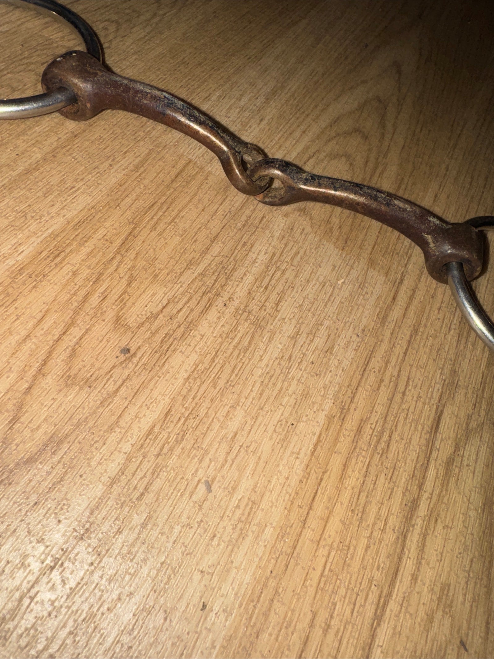 5.5” Loose Ring Sweet Iron Snaffle CURVED MOUTHPIECE
