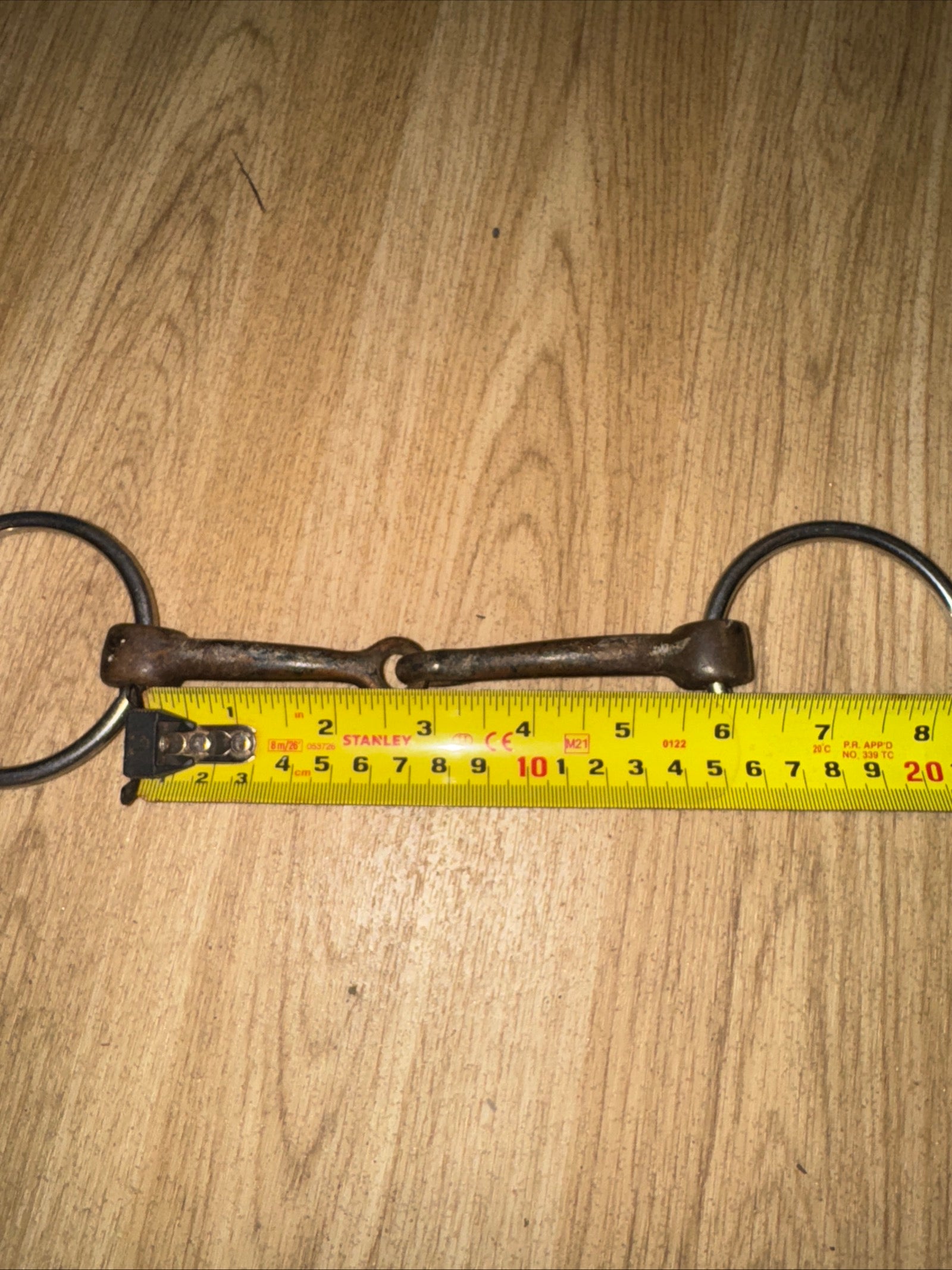 5.5” Loose Ring Sweet Iron Snaffle CURVED MOUTHPIECE