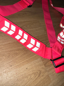 Equiflector Pink Reflective Martingale - Hi Viz - Pony Cob