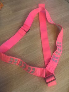 Equiflector Pink Reflective Martingale - Hi Viz - Pony Cob