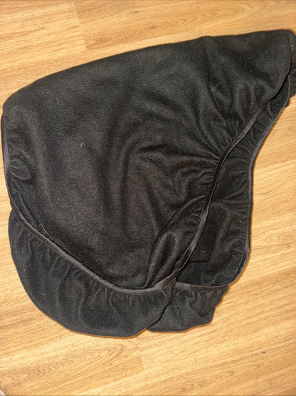 Black Fleece Saddle Cover - Free Post