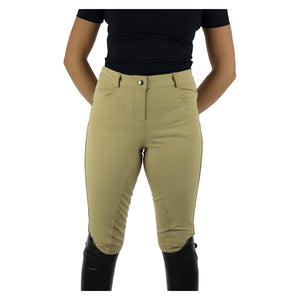 Apollo Air Storm Ladies Breeches - Beige Flint Black